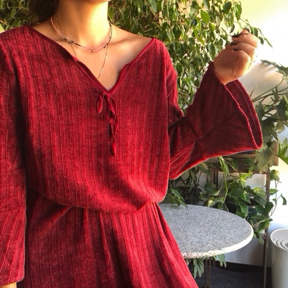 SOLD! Papillon Blanc Crushed Velvet Dress - Picture 3 of 8